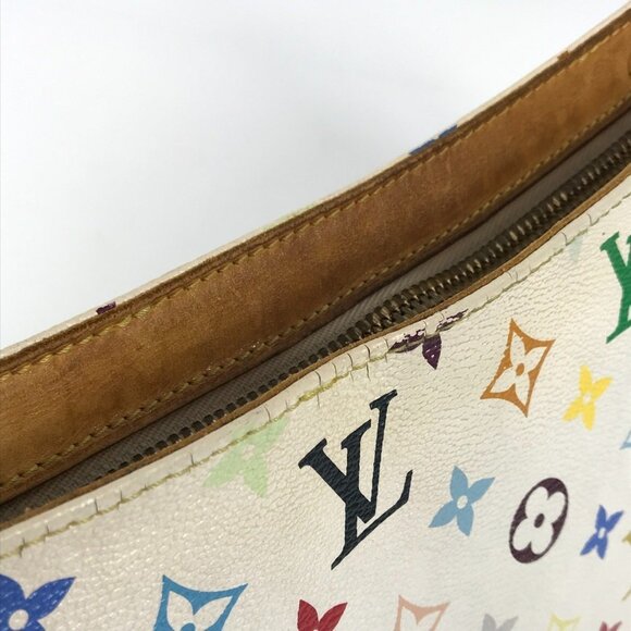 LOUIS VUITTON White Monogram Shoulder Bag - Picture 12 of 16